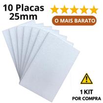 10 placas de isopor antichamas espessura 25mm (2,5cm) forro t�rmico ac�stico EPS - IsoPr� Solu��es em EPS