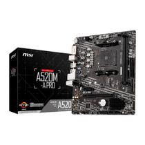 Placa M�e MSI A520M-A PRO, AMD AM4, mATX, DDR4