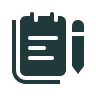 Icon for note taking