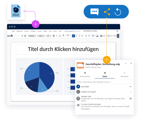 Collabora Online Powerpoint Produkt Screenshot