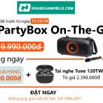 Đặt trước Loa JBL PartyBox On-The-Go Ưu đãi Khủng