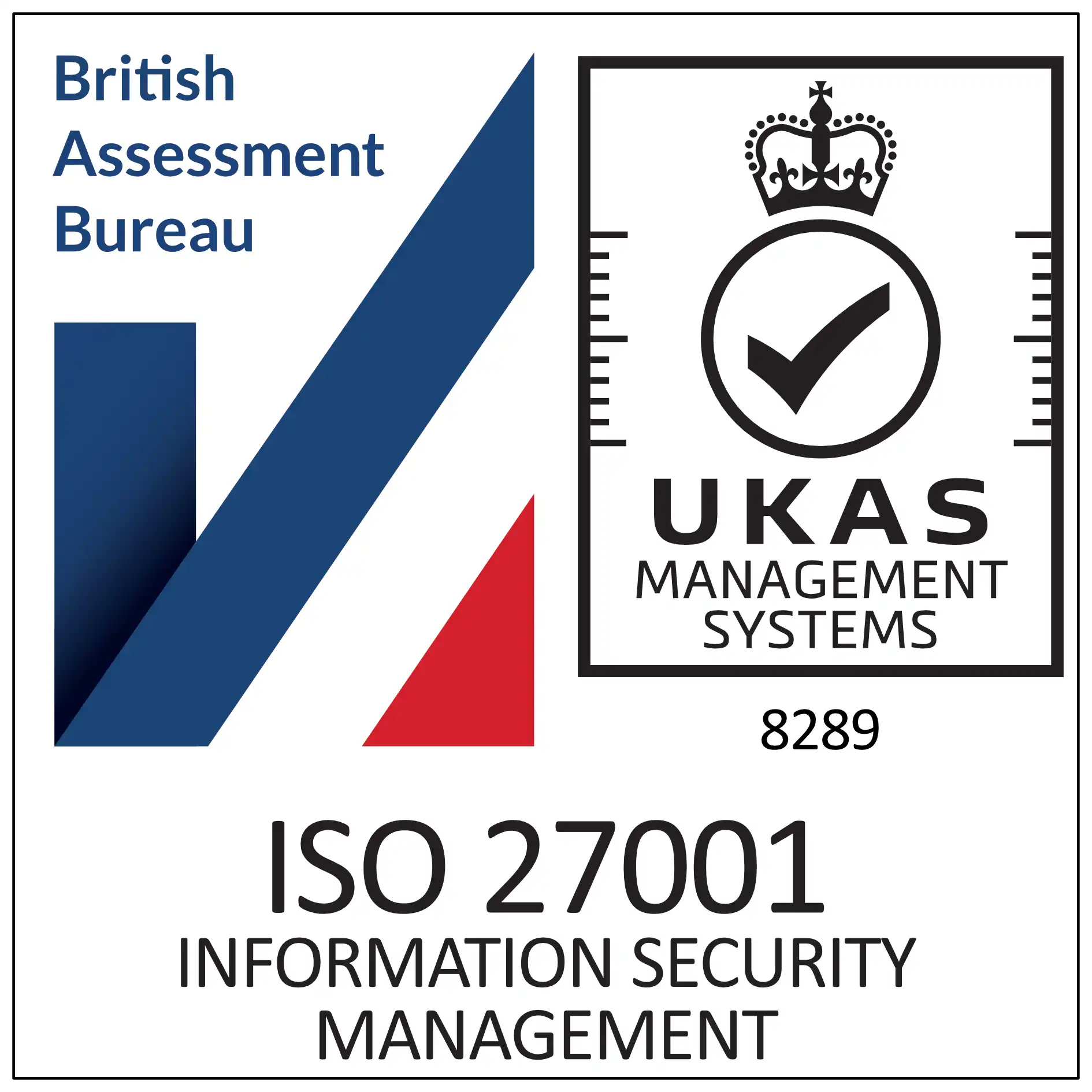 ISO 27001 badge