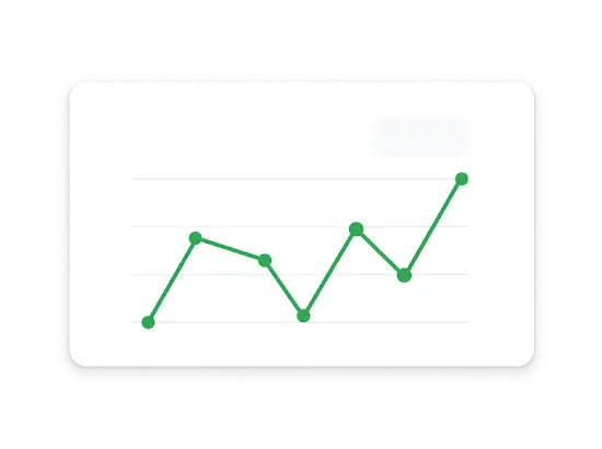 Un graphique lin�aire suivant la croissance des conversions atteint la valeur de 100 000.