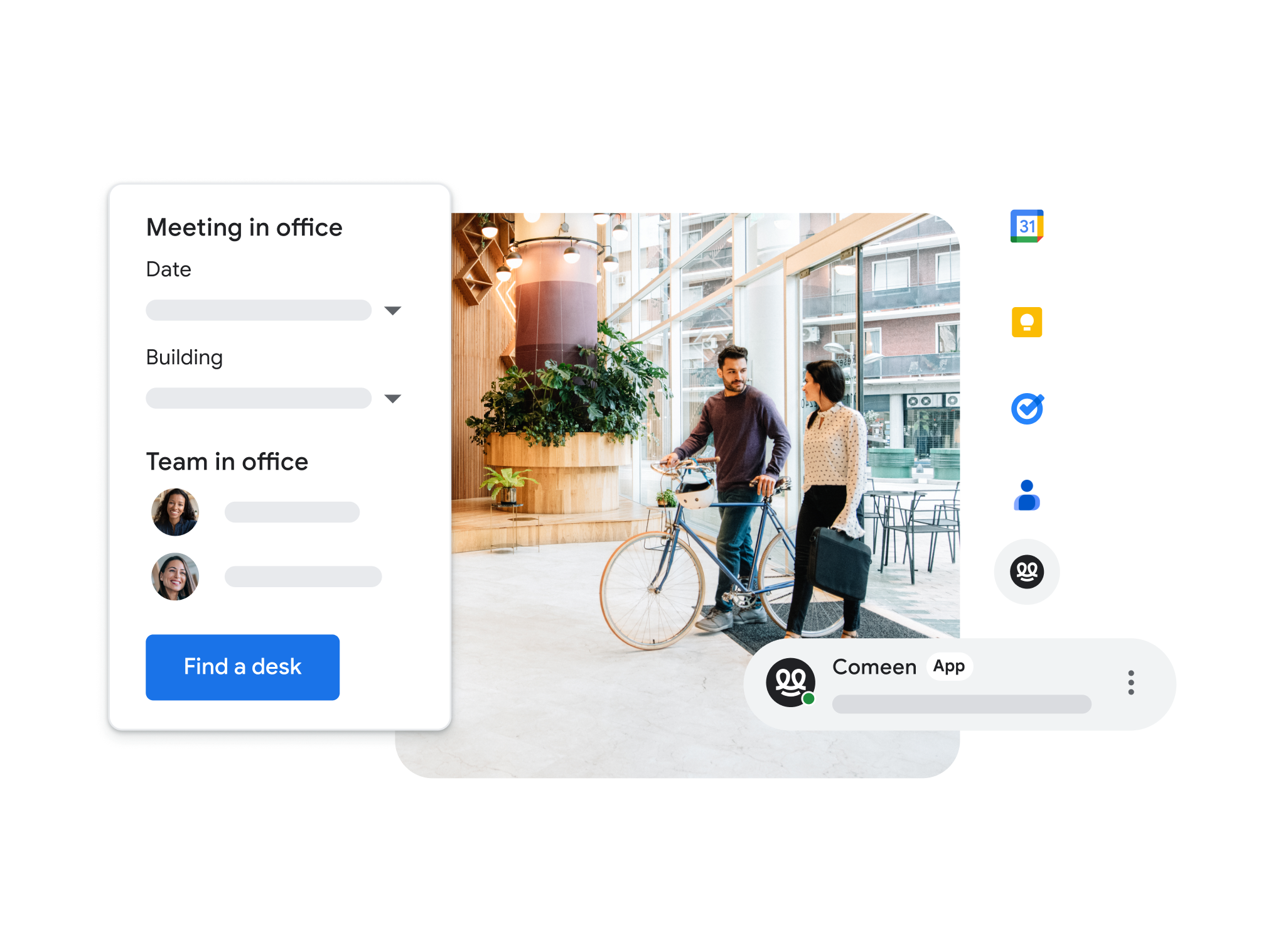 Un usuario aprovecha la integraci�n con Google Meet para acceder a reuniones desde otras apps