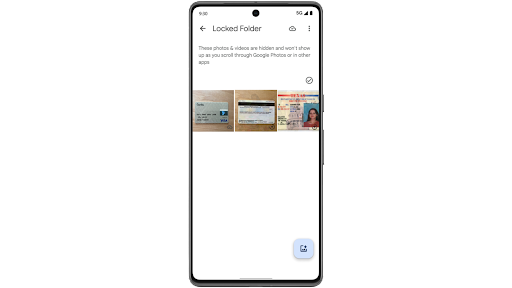 ใช้โทรศัพท์ Android เพื่อย้ายวิดีโอและรูปภาพใน Google Photos ไปยังโฟลเดอร์ที่ล็อกซึ่งป้องกันด้วยรหัสผ่าน และแสดงให้เห็นว่าระบบสำรองข้อมูลโฟลเดอร์ดังกล่าวไปยังระบบคลาวด์แล้ว