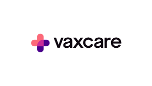 Vaxcare logo.