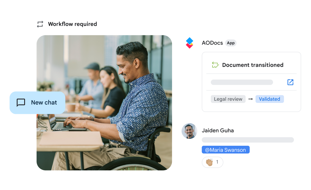 Google Chat-integraties voor Workspace.