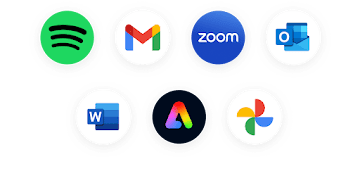 Image with various apps logos