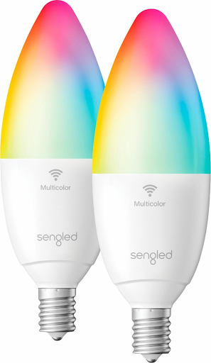 Sengled Smart Wi-Fi LED Color Candle Bulb (2-Pack)