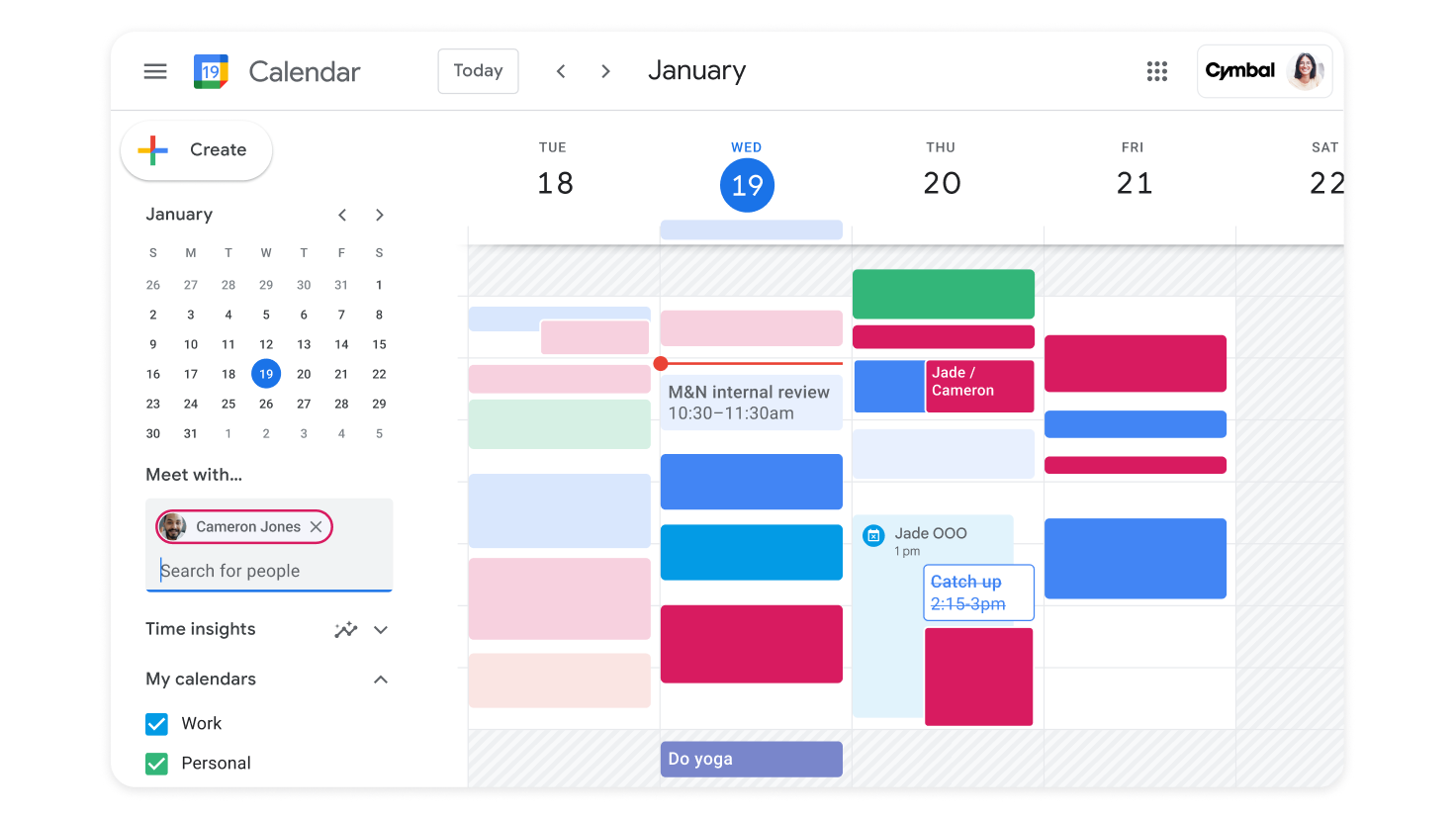 Teams and organizations can easily schedule meetings and book rooms.