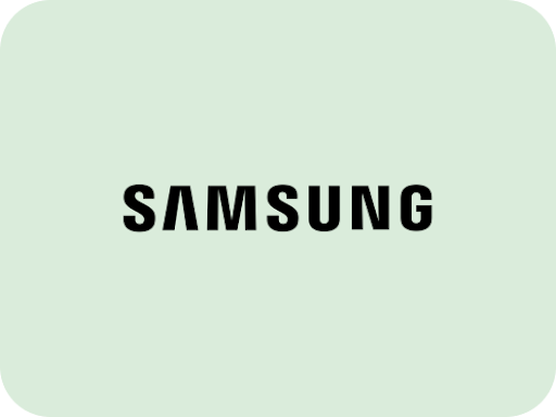 Samsung logo.