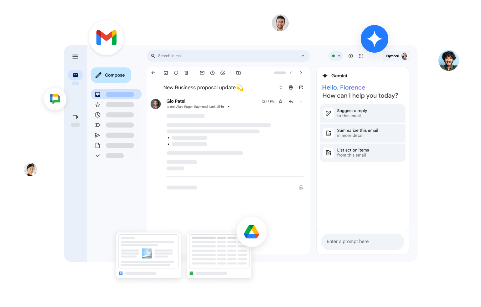 Gemini dans Gmail aide les utilisateurs � r�diger des r�ponses, � r�sumer des e-mails et � lister des t�ches.