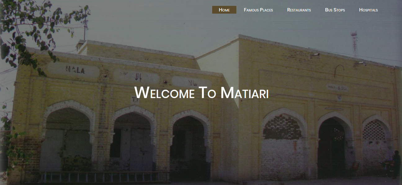 Explore-Matiari-Website