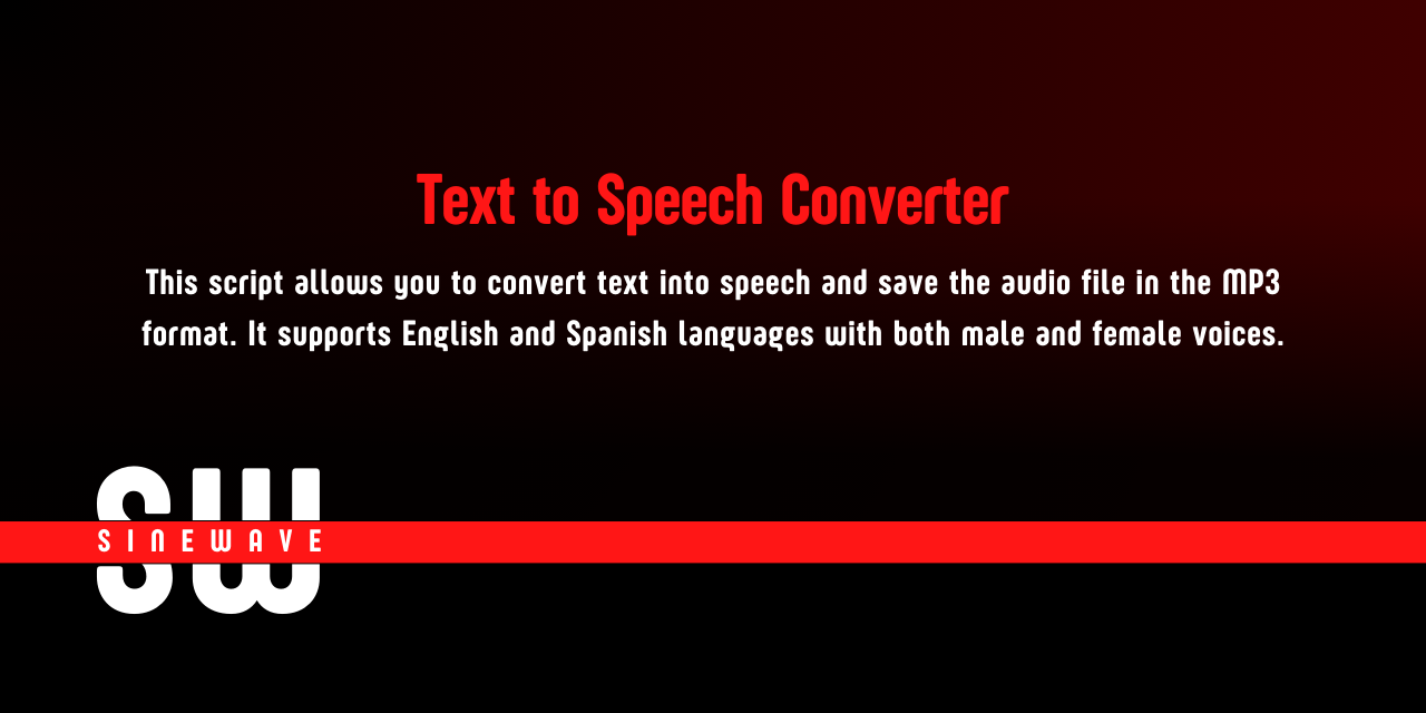 Text-to-Speech