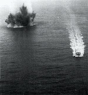 Mine explosion Haiphong Harbor 1973