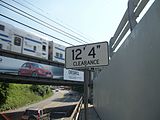 2012: Unknown, but either this train passing over Montauk Highway in Sayville, New York...