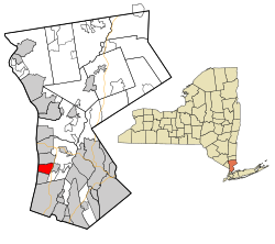 Location of Dobbs Ferry, New York