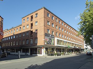 Folkets hus, sett från Trädgårdsgatan