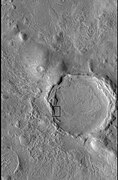 CTX Image in Protonilus Mensae, showing location of next image.