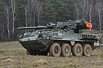 Amerikansk modern infanterikanonvagn "M1128 Mobile Gun System".