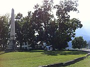 Far away shot of monument