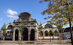 Hopfenhalle Ansicht von Westen