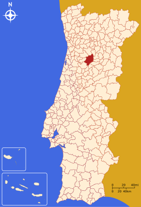 Localização de Viseu