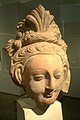 Busto de uma mulher serindiana Bodisatva, terracota, Tumixuque (Xinjiang) s�culo VI-VII.