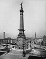 Image 9The Circle in Indianapolis, circa 1898 (from History of Indiana)