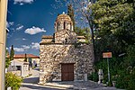 Frälsarens förklarings kyrka i Plaka, Aten, Grekland, ett exempel på en kyrka som tillhör Greklands kyrka.