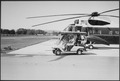 President and Mrs. Nixon and Tricia Nixon, on golf cart