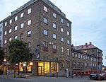 Hörnet Västra Storgatan/Barnarpsgatan, tidigare huvudpostkontor