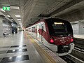 SRT Light Red Line train at the station