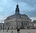 Maastricht city hall, considered Post's most accomplished work. After a drawing by Pieter Post