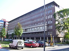 Agency for Materials and Prices, Nagy I. Square, II., Budapest, by Janáky-Szendrői, 1942