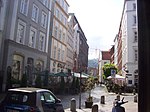 Historiska gatan Deichstrasse i Altstadt