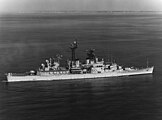 USS Oklahoma City underway on 9 December 1960.