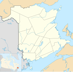 Tracadie is located in New Brunswick