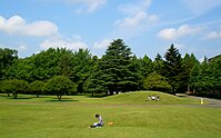 本館前芝生の広場