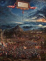 Reinhart Koselleck, ao analisar A Batalha de Alexandre em Isso, de Albrecht Altdorfer, salienta o car�ter supratemporal da pintura, o qual torna dif�cil a demarca��o precisa de um evento hist�rico espec�fico em sua imagem