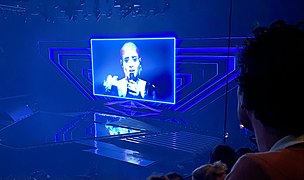 Montaigne in Rotterdam, via video from Sydney (2021)[h]