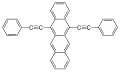 5,12-Bis(phenylethynyl)­naphthacene yields orange light