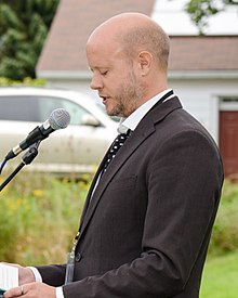 Colin McAdam at the Eden Mills Writers' Festival in 2013