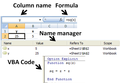 A function being edited using VB in Excel.