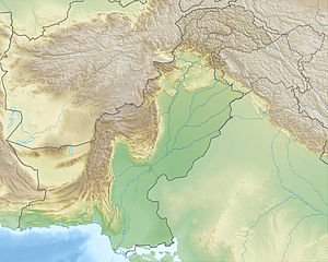 Islamabad trên bản đồ Pakistan