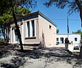 Winery in Martesakia (Pitsinianika) showing neoclassical architecture