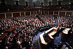 President Obama addresses a joint session of Congress.