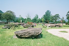 Capstones of southern-style megalithic burials in Guam-ri, Jeollabuk-do, Korea