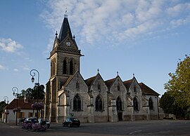 The church in Lusigny-sur-Barse