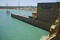 Hydroelectric power plant in Sobradinho.